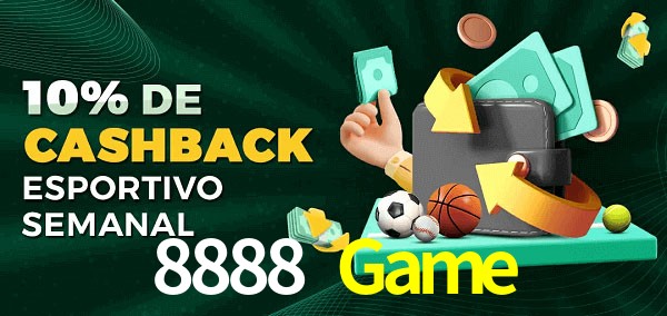 10% de bônus de cashback na 8888 Game