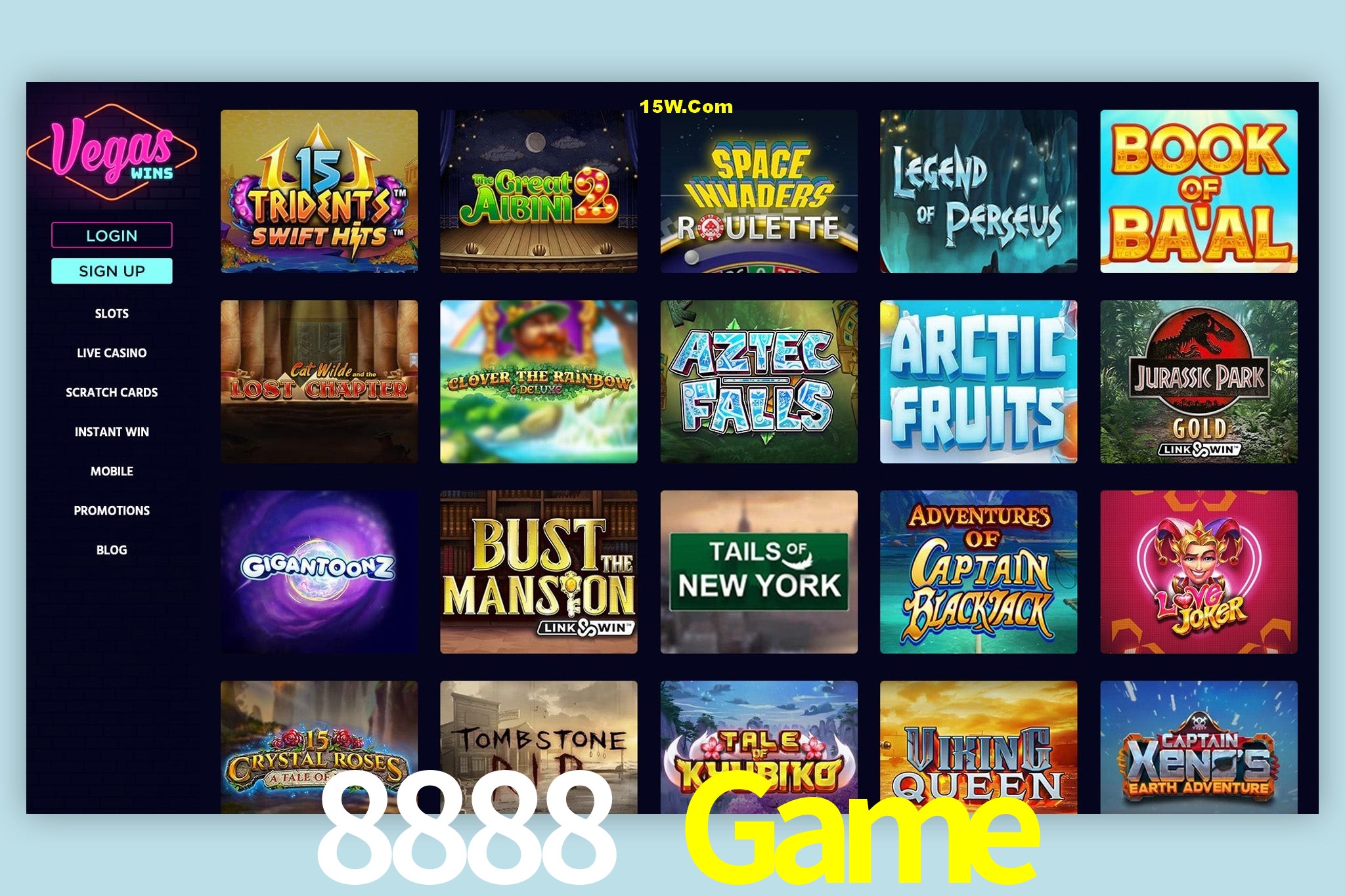 Experiência VIP 8888 Game